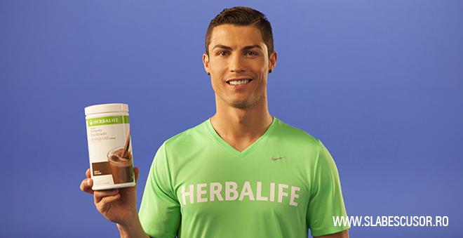 Cristiano Ronaldo, sportiv sponsorizat de Herbalife